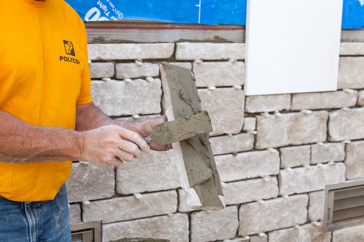 Indiana Limestone thin veneer installation_Polycor Authorized contractor program